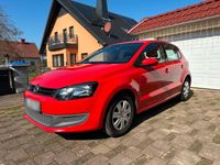 Gebraucht VW Polo Trendline 69 PS (50 kW) 2010 Rot Kleinwagen