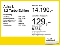 Gebraucht Opel Astra Edition 131 PS (96 kW) 2022 Jade weiss/arktis weiss Limousine