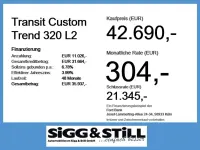 Ny Ford Transit Custom Trend 136 HK (100 kW) 2026 Blå MPV