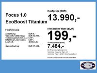 Gebraucht Ford Focus Titanium 125 PS (91 kW) 2019 Iridiumschwarz metallic Limousine