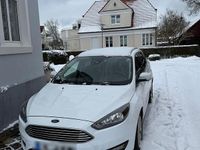 Gebraucht Ford Focus Titanium 125 PS (91 kW) 2017 Weiß Kombi