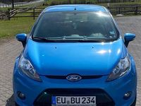 Gebraucht Ford Fiesta Trend 82 PS (60 kW) 2009 Blau Kleinwagen