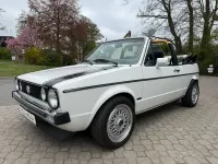 Gebraucht VW Golf Cabriolet 72 PS (52 kW) 1986 Weiß Cabrio