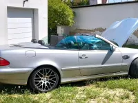 Gebraucht Mercedes CLK320 218 PS (160 kW) 1999 Silber Cabrio