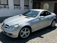 Gebraucht Mercedes SLK350 272 PS (200 kW) 2005 Silber Cabrio