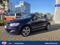 Usata VW Polo R-line 90 CV (66 kW) 2016 Blu Utilitaria