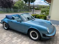 Gebraucht Porsche 911 207 PS (152 kW) 1986 Blau Cabrio
