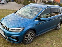 Gebraucht VW Touran Highline 150 PS (110 kW) 2017 Blau Van / Kleinbus
