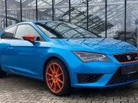 Usata Seat Leon CUPRA 290 CV (213 kW) 2016 Blu Coupé