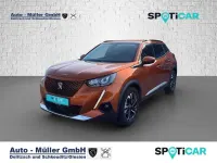 Gebraucht Peugeot e-2008 Allure 100 kW (136 PS) 2021 Orange SUV