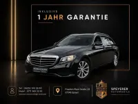 Gebraucht Mercedes E220 194 PS (142 kW) 2019 Schwarz/baltic black Kombi