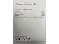 gebraucht Mercedes 560 SEC Aut.