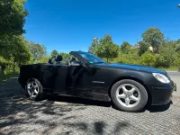 Gebraucht Mercedes SLK200 163 PS (119 kW) 2000 Schwarz Cabrio