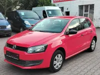 Gebraucht VW Polo Trendline 60 PS (44 kW) 2009 Rot Kleinwagen