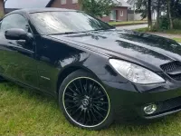 Gebraucht Mercedes SLK200 184 PS (135 kW) 2010 Schwarz Cabrio