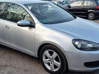 Gebraucht VW Golf VI Trendline 110 PS (80 kW) 2008 Silber Kleinwagen