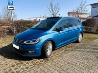Gebraucht VW Touran Highline 190 PS (139 kW) 2016 Blau Van / Kleinbus