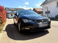 Gebraucht Seat Leon ST Reference 110 PS (80 kW) 2014 Schwarz Kombi