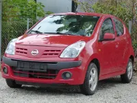 Gebraucht Nissan Pixo Acenta 68 PS (50 kW) 2010 Rot Kleinwagen