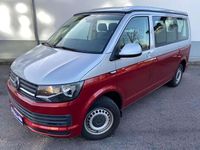 Gebraucht VW California California 150 PS (110 kW) 2018 Silber rot bicolor folierung Van