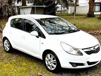 Gebraucht Opel Corsa 90 PS (66 kW) 2010 Weiß Kleinwagen