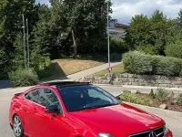 Gebraucht Mercedes C200 AMG 184 PS (135 kW) 2013 Rot Coupé