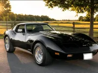 Gebraucht Corvette C3 1977 Schwarz Coupé