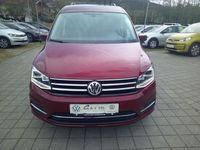 Gebraucht VW Caddy Highline 131 PS (96 kW) 2019 Rot Van / Kleinbus