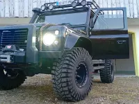 Gebraucht Land Rover Defender 122 PS (89 kW) 2008 Schwarz Pickup
