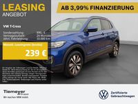 Gebraucht VW T-Cross Move 110 PS (80 kW) 2023 Blau SUV