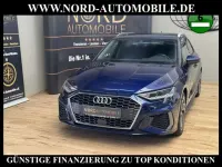 Brugt Audi A3 S-Line 110 HK (80 kW) 2022 Blå Sedan