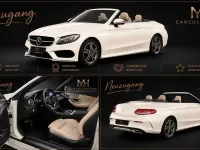 Gebraucht Mercedes C200 AMG 184 PS (135 kW) 2018 Weiß Cabrio