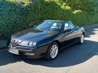 Second-hand Alfa Romeo Spider 155 CP (114 kW) 1998 Negru Cabrio