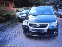 Gebraucht VW Touran Cross 140 PS (102 kW) 2007 Schwarz Van / Kleinbus