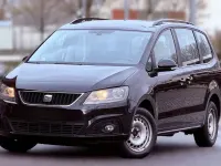 Gebraucht Seat Alhambra Style 140 PS (102 kW) 2011 Schwarz Van / Kleinbus
