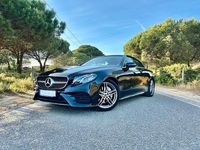 Usado Mercedes E200 AMG line 184 CV (135 kW) 2018 Negro Descapotable