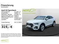Gebraucht Audi Q3 Sportback S-Line 150 PS (110 kW) 2021 Weiß SUV
