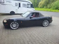 Gebraucht Mazda MX5 145 PS (106 kW) 2001 Schwarz Cabrio
