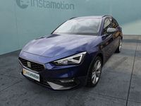 Gebraucht Seat Leon FR-Line 204 PS (150 kW) 2021 Blau Van / Kleinbus