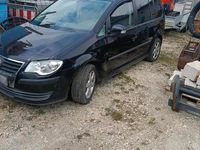 Gebraucht VW Touran 140 PS (102 kW) 2008 Schwarz Van / Kleinbus