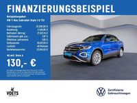 Gebraucht VW T-Roc Cabriolet Style 110 PS (80 kW) 2024 Blau Cabrio