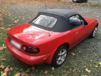 Gebraucht Mazda MX5 90 PS (66 kW) 1995 Rot Cabrio