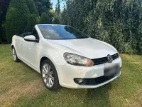 Gebraucht VW Golf Cabriolet Exclusive 140 PS (102 kW) 2012 Weiß Cabrio