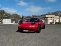 Gebraucht Mazda MX5 115 PS (84 kW) 1993 Rot Cabrio
