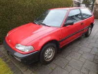 Gebraucht Honda Civic 75 PS (55 kW) 1990 Rot Limousine