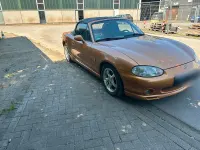 Gebraucht Mazda MX5 110 PS (80 kW) 1998 Gold Cabrio