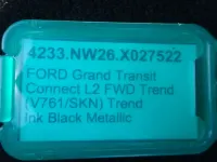 Neu Ford Transit Connect Trend 102 PS (75 kW) 2026 Schwarz Van / Kleinbus