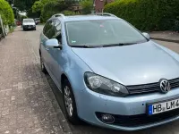 Gebraucht VW Golf VI Exclusive 105 PS (77 kW) 2009 Blau Kleinwagen