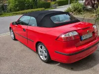 Brugt Saab 9-3 Cabriolet Vector 150 HK (110 kW) 2006 Rød Cabriolet
