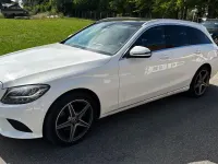 Gebraucht Mercedes C220 AMG 194 PS (142 kW) 2018 Weiß Kombi